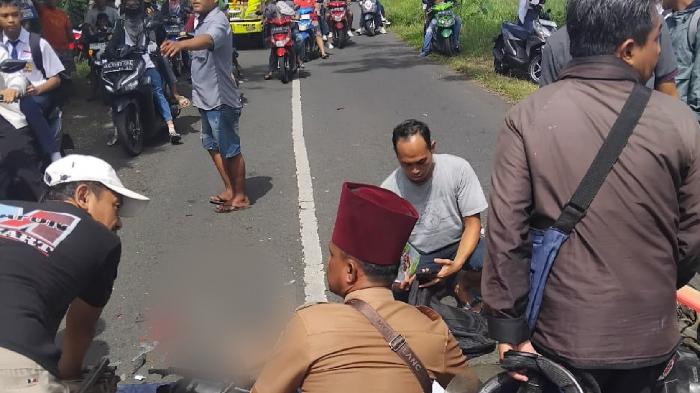 Pengendara Vixion Kabur Usai Sebabkan Kecelakaan yang Tewaskan Pelajar SMP di Tulungagung