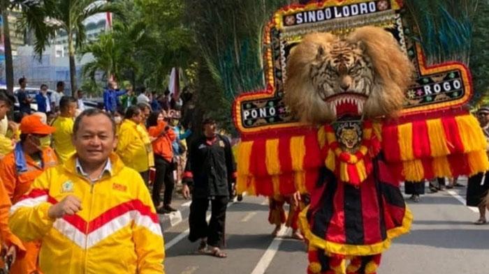 Partai Golkar Jawa Timur Bangga Kesenian Reog Ponorogo Tampil Saat KIB Daftar ke KPU RI