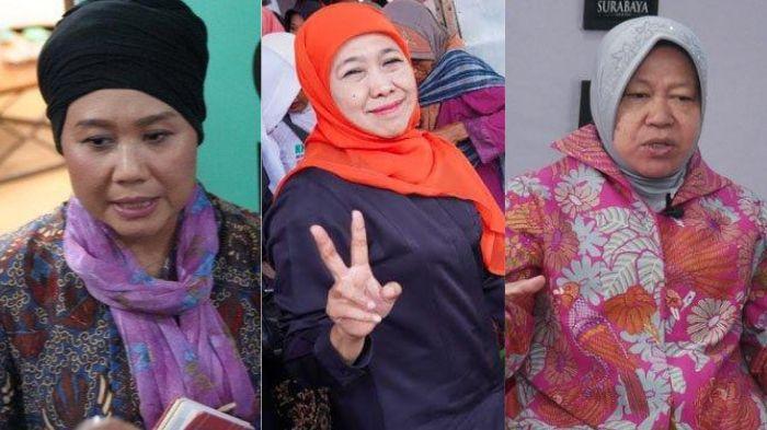 Khofifah dan Emil Kuasai 4 Survei Elektabilitas Pilgub Jatim 2024, Beda Jauh dari Risma dan Luluk?