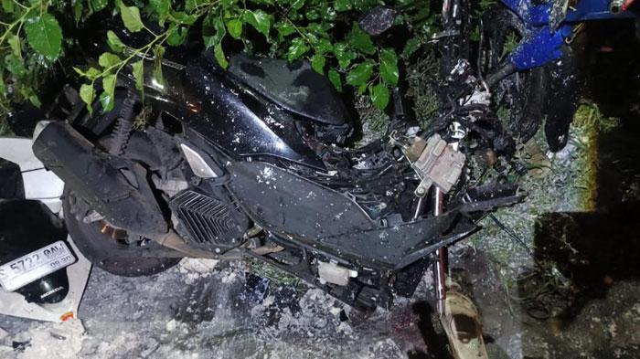 Kecelakaan 3 Motor di Sumobito Jombang, Satu Pengendara Dilarikan ke Puskesmas