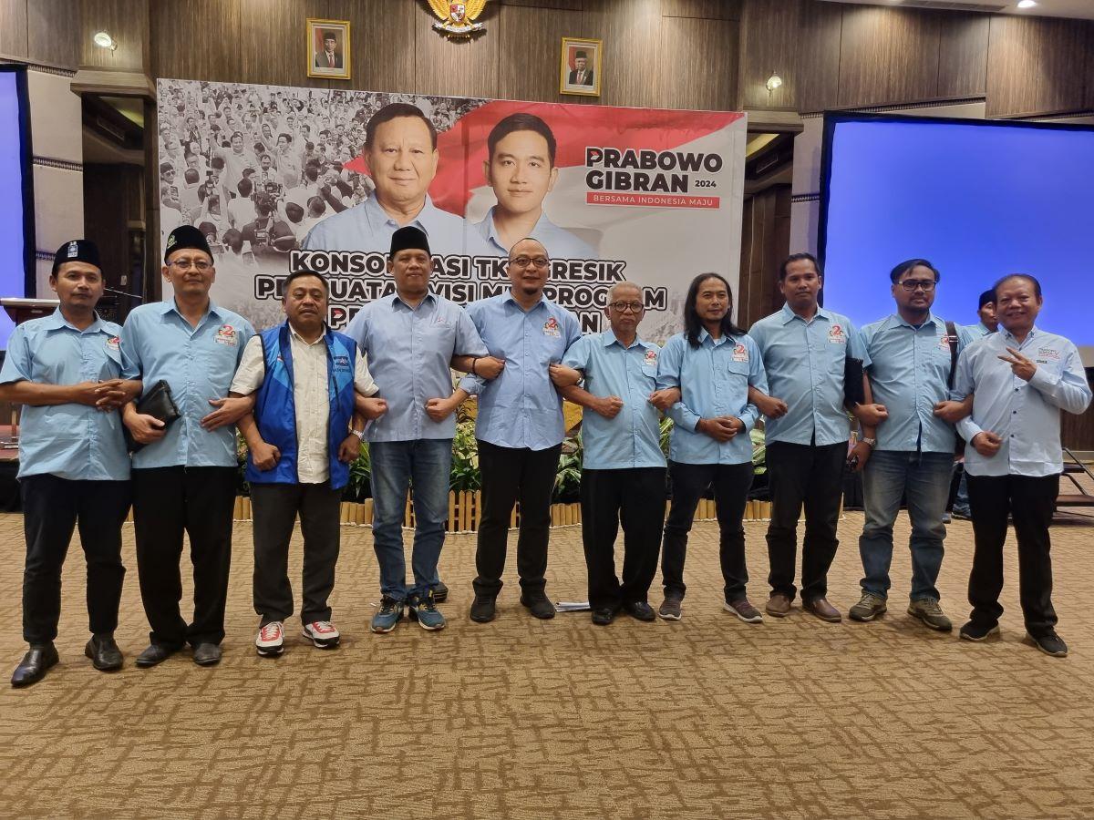TKD Prabowo-Gibran Gresik Gelar Konsolidasi, Bakal Bagikan Makan Siang dan Susu Gratis
