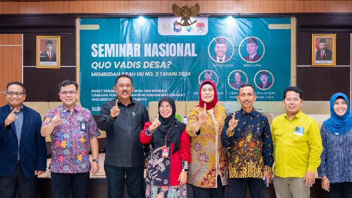 Kolaborasi dengan Pemerintah dan Akademisi, LPPM Unesa Bedah Arah UU No 3 Tahun 2024