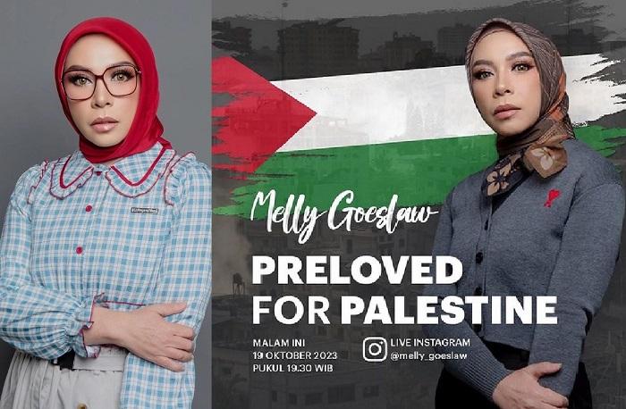 Beda dari Artis Lain, Melly Goeslaw Tunjukkan Aksi Nyata, Jual Barang Preloved Demi Dukung Palestina