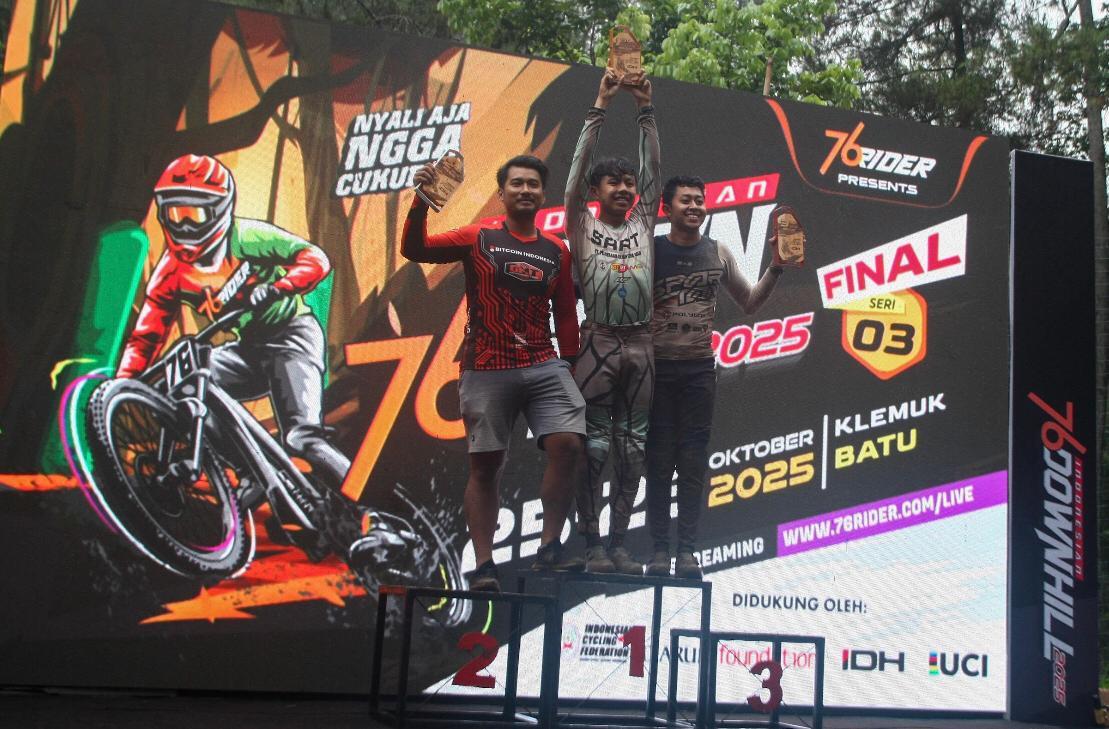 Rookie Pandu Satrio Raih Gelar Juara Umum Men Elite 76 IDH 2025