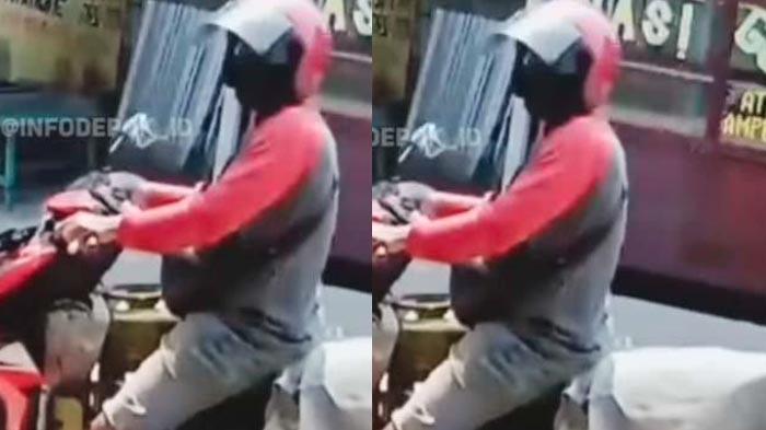 Pedagang Tak Sadar Serahkan Banyak LPG Kosong ke Pria Berhelm, Selalu Pakai Baju Sama Tiap Beraksi