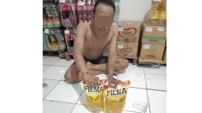 Mondar-mandir dalam Minimarket, Pria di Surabaya Disergap, Minyak Goreng Jatuh Buatnya Tak Berkutik