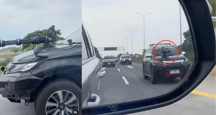 Penampakan-mobil-Pajero-Sport-di-jalan-tol-yang-menggunakan-mesin-senapan.jpg