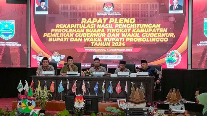Hasil Rekapitulasi Pilbup Probolinggo 2024, Gus Haris-Lora Fahmi Menang Telak 80 Persen Suara