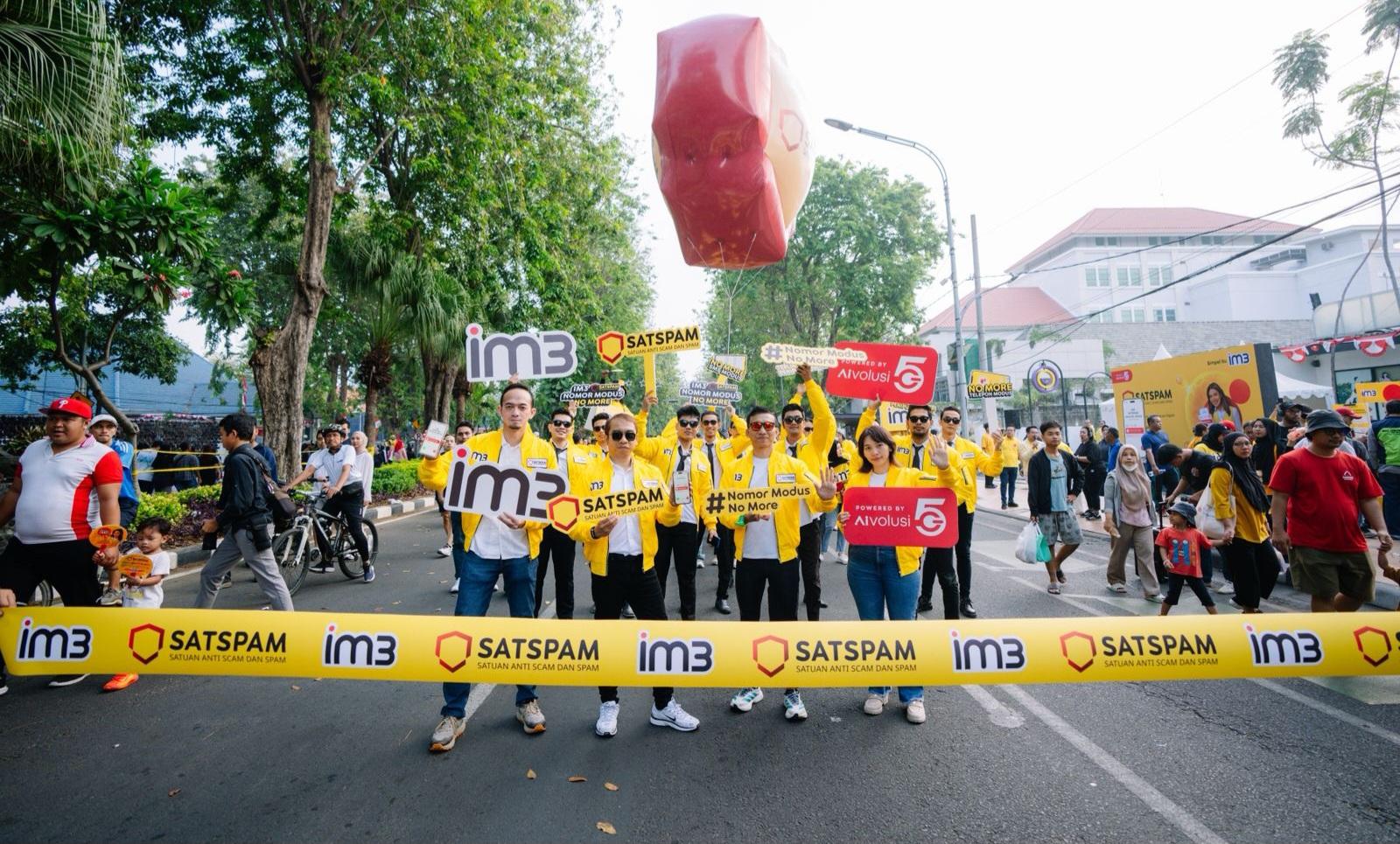 IM3 Hadirkan SATSPAM di Surabaya, Fitur Anti Penipuan Digital Berbasis AI & 5G