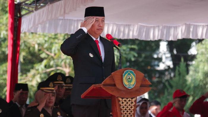 Pj Bupati Nganjuk Pimpin Upacara Sumpah Pemuda, Beri Pesan Pemuda untuk Berperan dalam Pembangunan