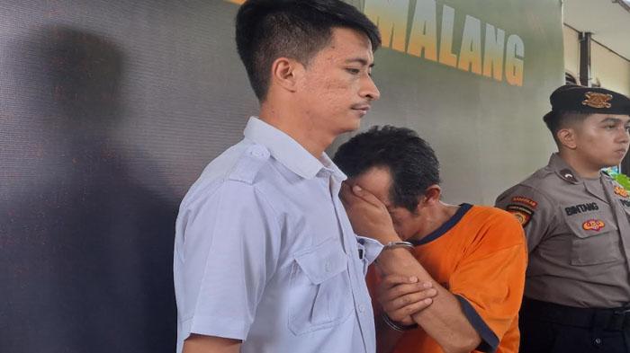 Penyesalan Terlambat Pria asal Malang Cabuli Anak Kandung Selama Setahun, Menangis: Saya Khilaf