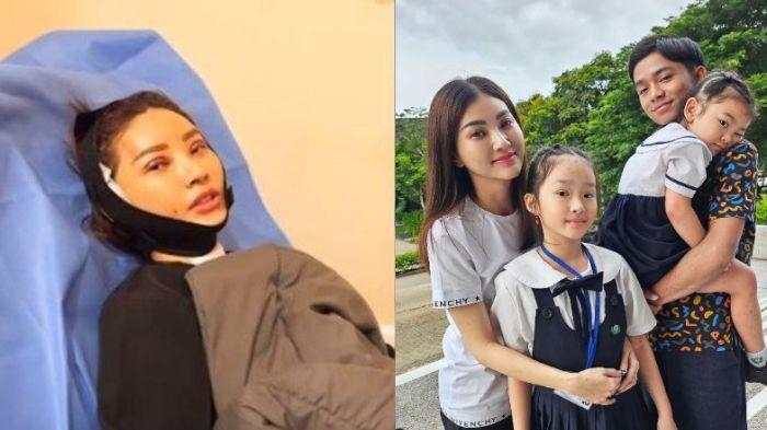 Sarwendah Pasang Gembok Cinta saat Pelesir dan Operasi Plastik di Korea: Menulis dan Mengunci