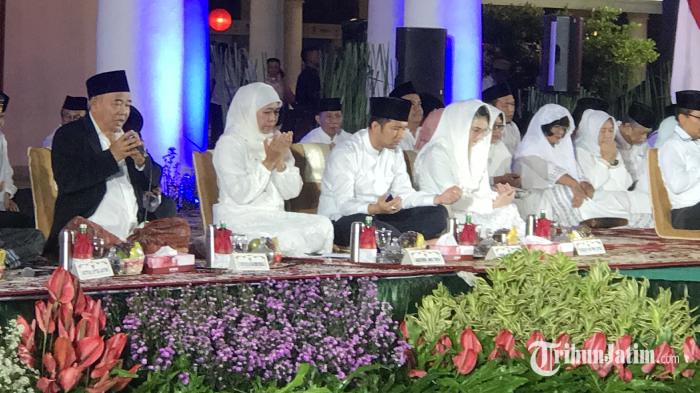 Khusyuknya Syukuran 4 Tahun Kepemimpinan Khofifah-Emil Meski Diguyur Hujan Gerimis