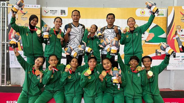 Sepak Takraw Putri Jatim Tak Terkalahkan, Raih Emas PON XXI 2024 Usai Tundukkan Sulsel di Final