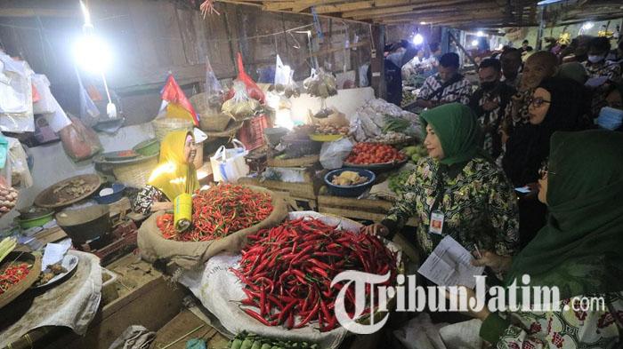 Sidak di Pasar Baru dan Swalayan, Pemkot Probolinggo Pastikan Stok Bahan Pokok Cukup, Harga Stabil