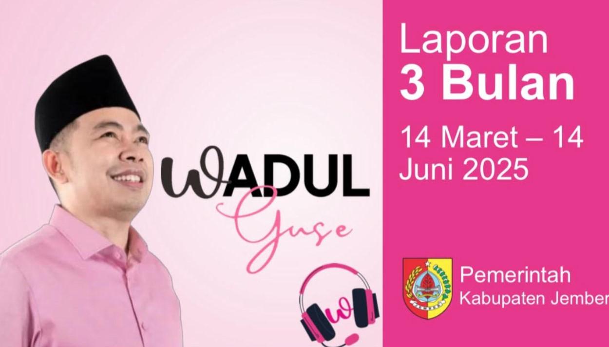 Baru Tiga Bulan Dilaunching, Saluran Wadul Gus'e Terima 3.252 Aduan Warga Jember, ini Nomor WA-nya