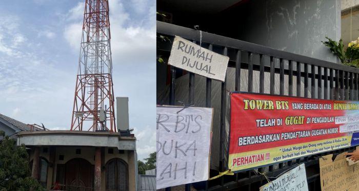 Belasan Warga Mendadak Jual Cepat Rumah Imbas Ulah 1 Tetangga, Tower Provider di Atap Makan Korban