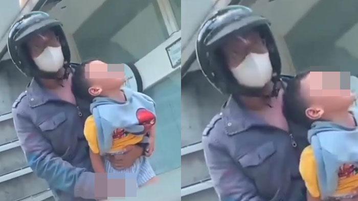 Viral Pria Cubit Anak Kecil hingga Menangis Minta Ampun di Surabaya, Kini Jadi Tersangka