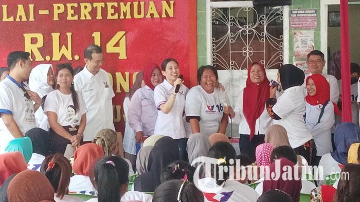 Janji Angela Tanoesoedibjo saat Bertemu Warga Surabaya: Ingin Lahirkan Banyak Peluang Usaha