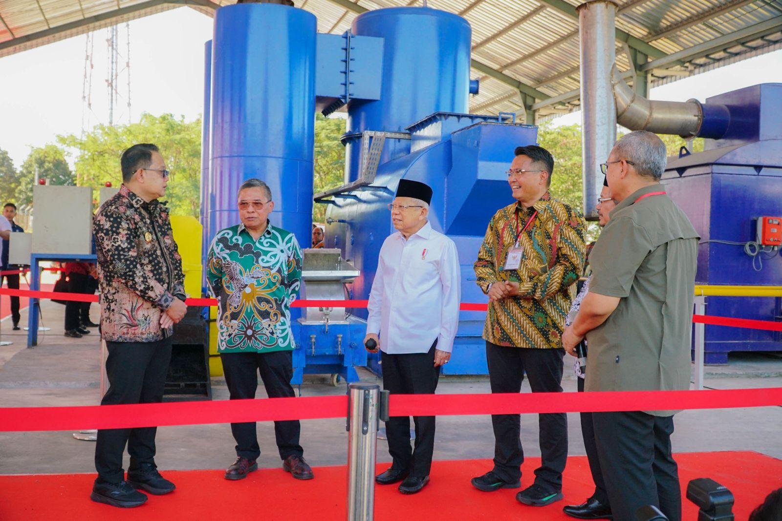 Wapres Ma’ruf Amin : Pengelolaan Limbah Terintegrasi SIER Jadi Contoh Nasional