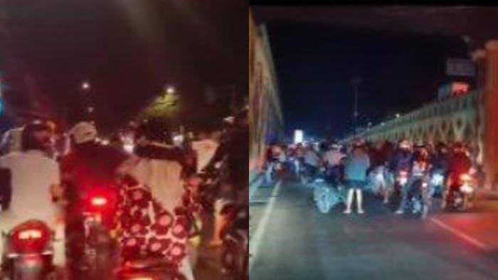 Warga Resah Rombongan Pengantar Jenazah Nyalakan Petasan sambil Joget di Jalan, Ada yang Bawa Busur