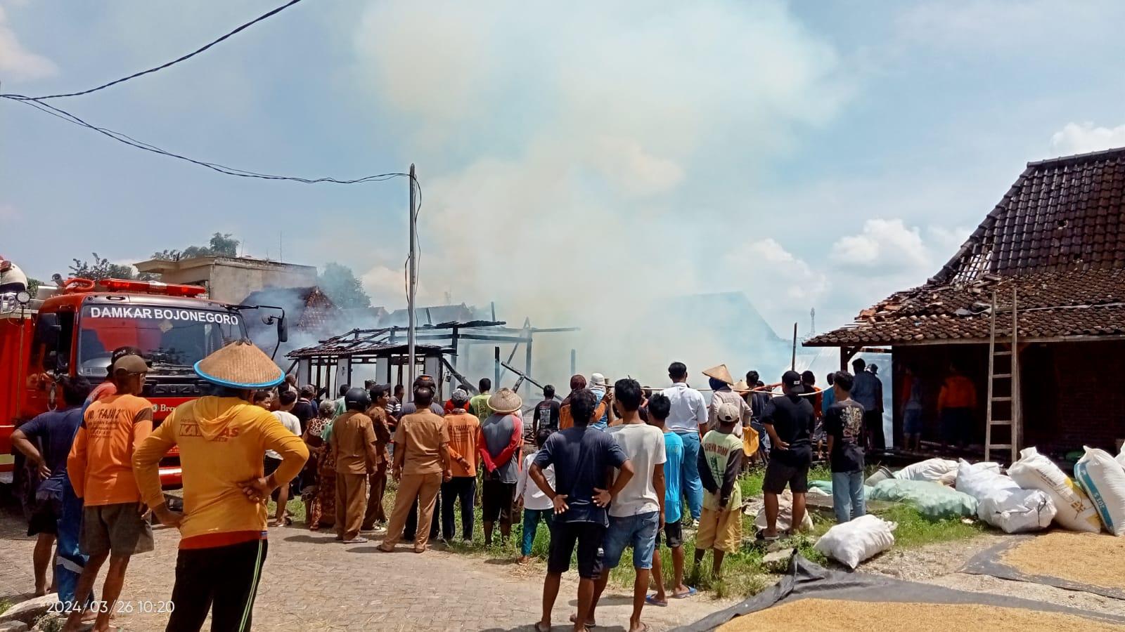 Nasib 4 Rumah dan 1 Sapi Milik Petani Ludes Terbakar, 3 Sapi Terselamatkan, Tak Tahu Ada Kebakaran