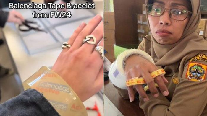 Parodikan Gelang Balenciaga Rp51 Juta, 2 Guru SMA Jadi Sorotan Pakai Lakban: Tidak Boleh Sombong