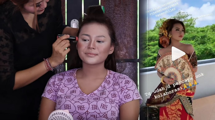 Melihat Persiapan Aurel Hermansyah Pemotretan Gadis Bali, Dirias Tanpa Cermin & Pakai Kostum Khusus