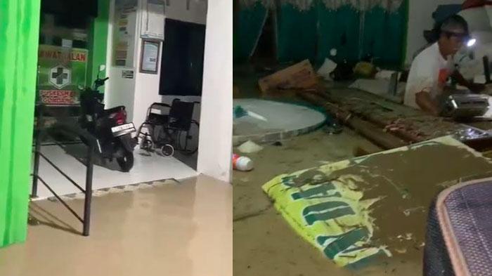 Bojonegoro Diterjang Banjir Bandang, Jembatan Rusak dan Puskesmas di Gondang Terendam
