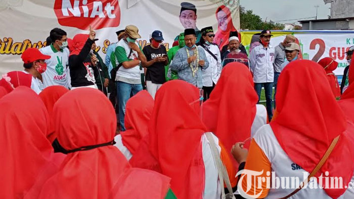 Gus Yani - Aminatun Tawarkan Program Gresik Mapan, Ada 100 Juta per Dusun