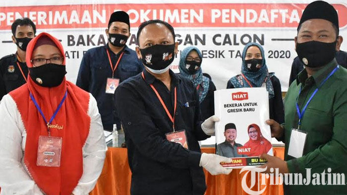 KPU Gresik : Berkas Pasangan Fandi Akhmad Yani - Aminatun Habibah (Niat) Lengkap