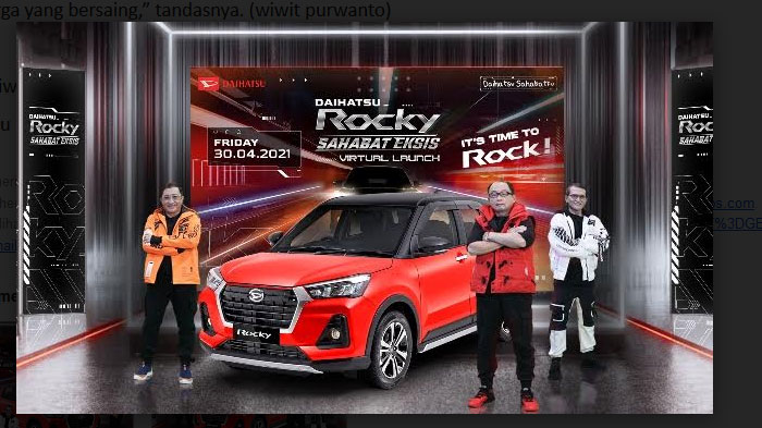 Daihatsu Rocky 'Adiknya Terios' Hari Ini Resmi Dikenalkan di Indonesia, Ini Harganya