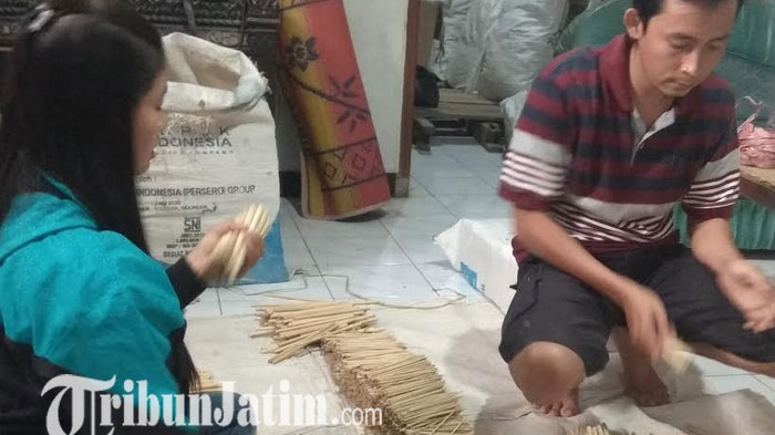 Sedotan Bambu Dongko Trenggalek Tembus Pasar Eropa dan Singapura