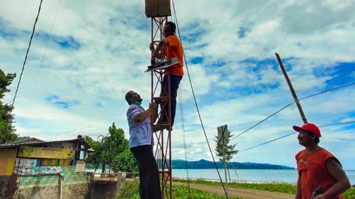 Rusak Dimakan Karat, EWS Tsunami di Pantai Bayem Tulungagung Dicopot, BPBD Akan Ajukan Model Terbaru