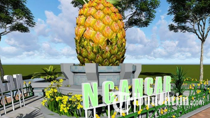 Amankan Nanas di Lereng Gunung Kelud, Sentra Pertanian ini Akan Produksi Buah Khas Segede Mobil