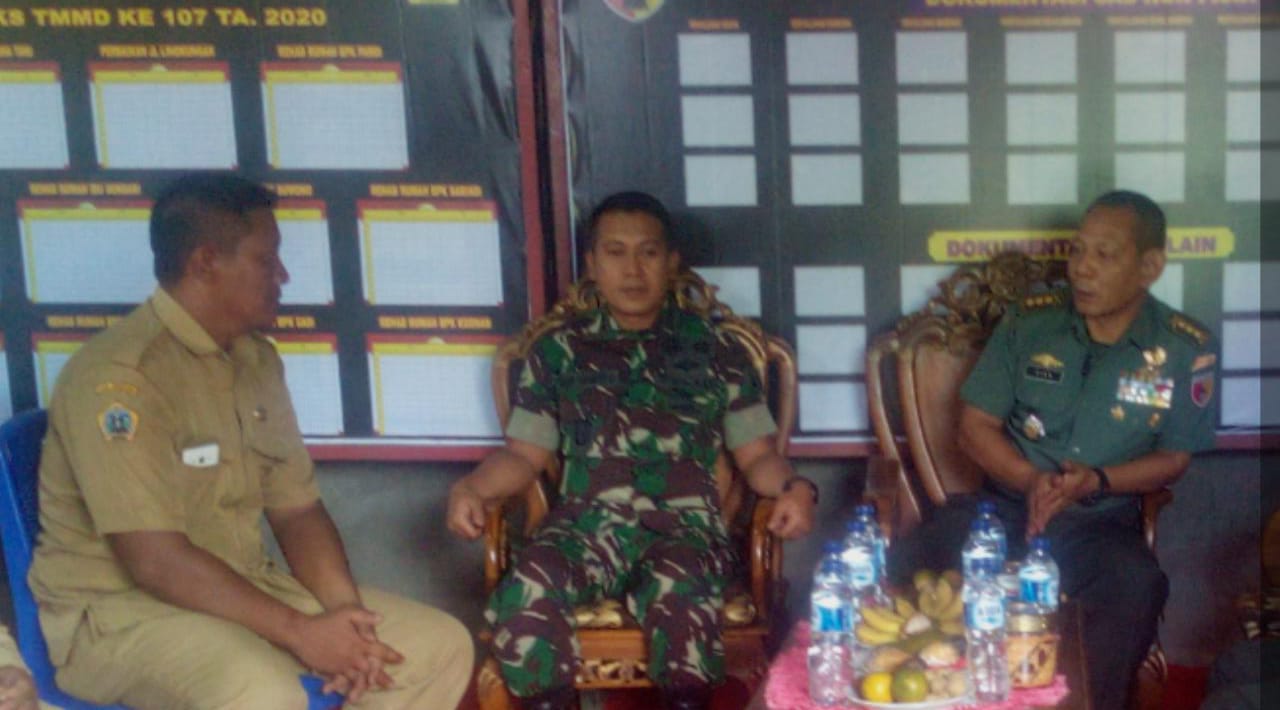 Dansatgas TMMD Puji Peran Media Dalam Program TMMD ke 107 Kodim 0817/Gresik