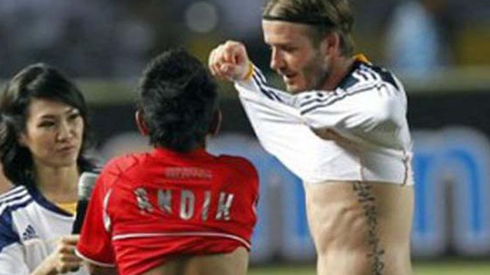 Sudah 6 Tahun, Sekarang Begini Kondisi Jersey David Beckham yang Diberikan ke Andik Vermansyah