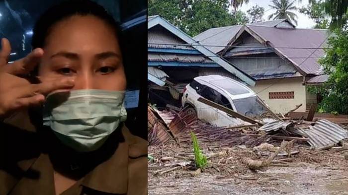Demi Bantu Korban Banjir di Luwu Utara, Evi Masamba Nangis-nangis Ingin Jual Alphard: Bantu di Share