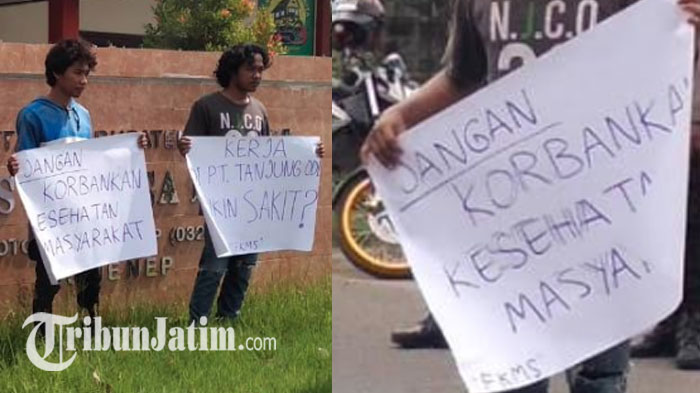 Tuding PT Odi Sering Ancam Buruh Hingga Sakit, Tegur, Mahasiswa Demo Kantor Disnakertrans Sumenep