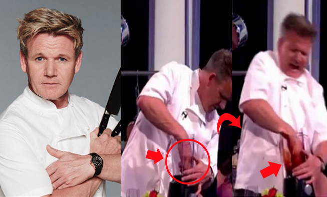 Chef Terkenal Dunia Bikin Heboh Studio Karena Tangan Teriris Blender, Perhatikan Ekspresi Penonton