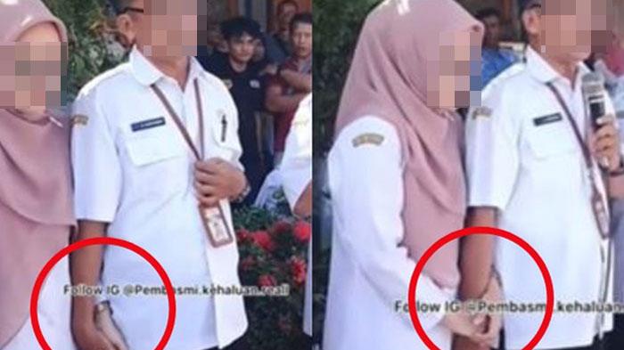 Guru SMA Gandengan Tangan saat Didemo Siswa, Kepsek Bantah Ada Skandal: Keluar Keringat Dingin