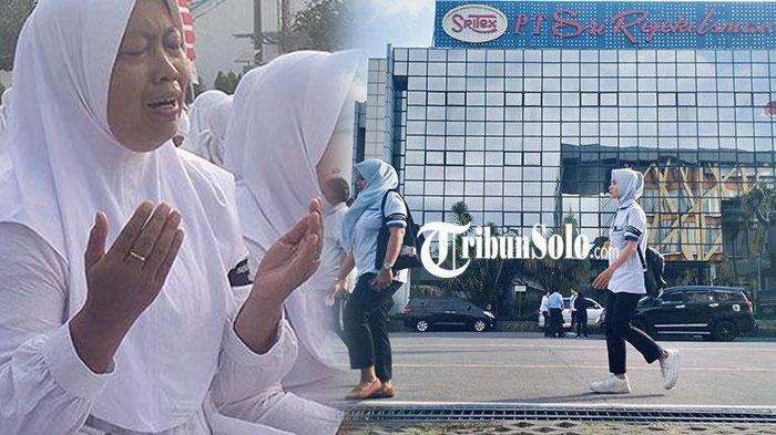 Tangis Sarmi Sang Cleaning Service, Berdoa PT Sritex Tempatnya 24 Tahun Bekerja Tak Pailit & Bangkit