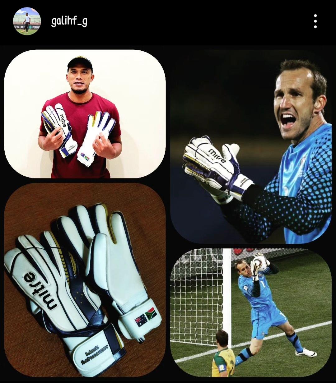 Pelatih Kiper Arema FC Sumringah Dapat Hadiah Sarung Tangan Bersejarah dari eks Kiper Chelsea