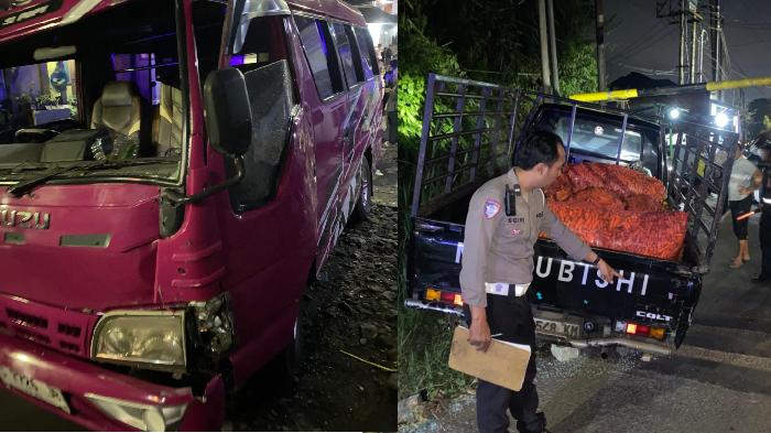 Kronologi Mobil Elf Rombongan Asal Lamongan Rem Blong Tabrak Pikap di Jalur Klemuk Kota Batu