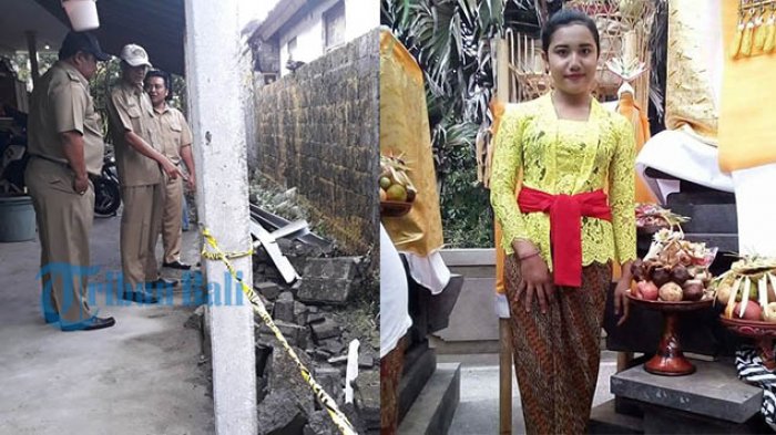 Meninggal Tertimpa Tembok, Gadis 21 Tahun di Denpasar Sempat Minta Pinjam Bor 30 Menit Sebelum Gempa