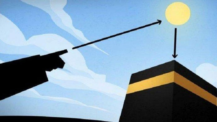 Matahari Tepat Berada di Atas Kabah Nanti Sore Pukul 16.27 WIB, Bisa Jadi Patokan Arah Kiblat!