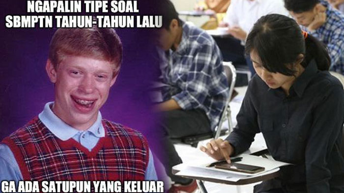 Biar Gak Stres, Intip Nih 12 Meme Kocak Tentang Hasil Pengumuman SBMPTN 2018!