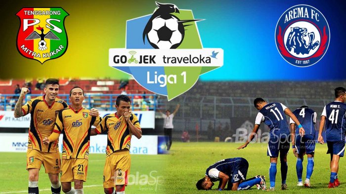 Tak Sampai 5 Menit Babak Kedua Dimulai, Mitra Kukar Kembali Ungguli Arema FC, Skor 3-2