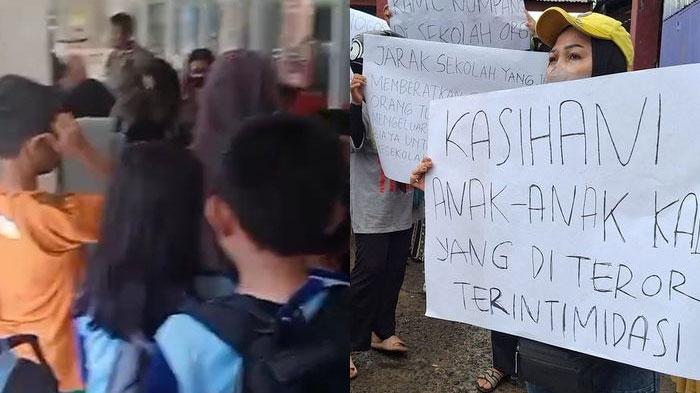 Murid Terpaksa Numpang SD Lain karena Gedung Disegel Ahli Waris, Orangtua Demo Disdik: Mogok Belajar