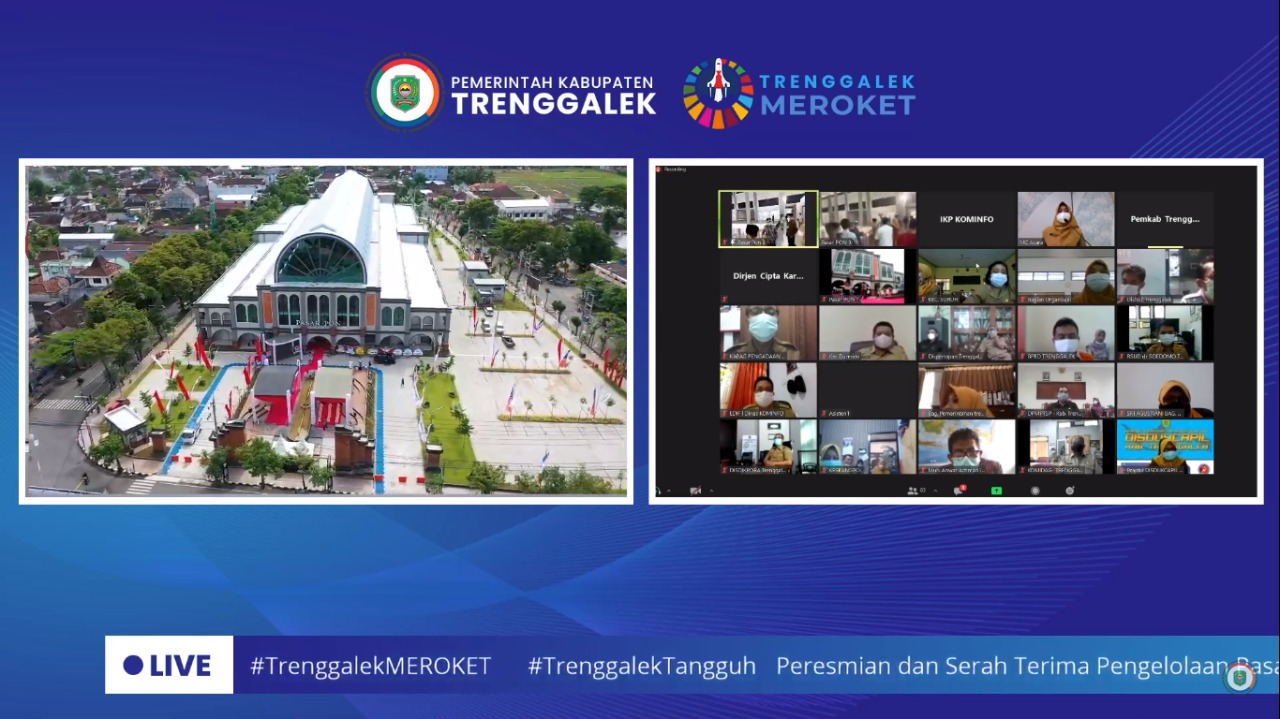 Pasar Pon Trenggalek Diresmikan Hari Ini Secara Virtual